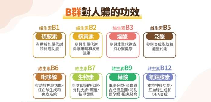 睡前吃b群