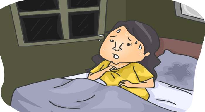 在冷氣房睡覺流汗