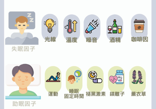 睡眠品質影響因素 睡眠品質影響因素